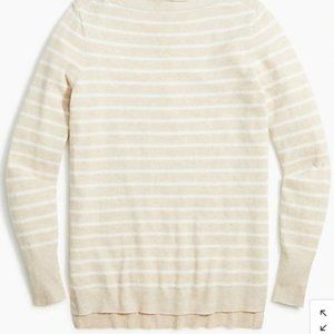 Jcrew Factory Striped boatneck tunic sweaterItem BC543